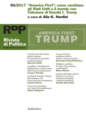 cover image of Rivista di Politica 1/2017